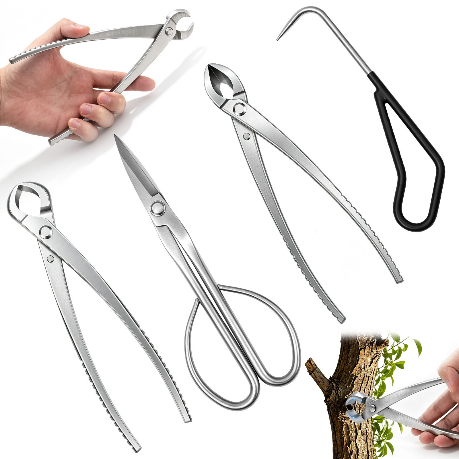 Bonsai Garden Kit - 3/4 buah Alat Berkebun Bonsai dari