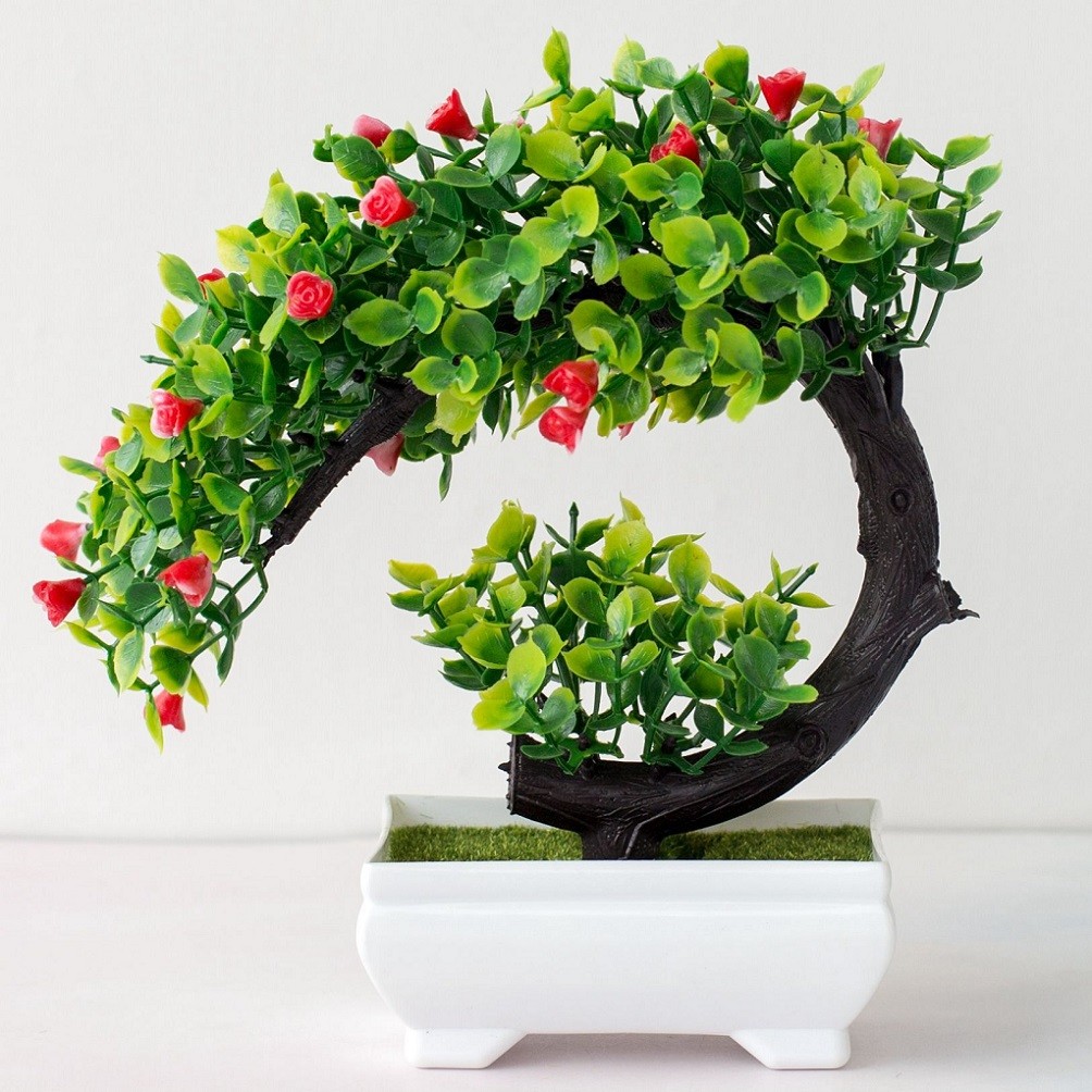 Bonsai Garden China - Dekorasi Pohon Tanaman Pot Buatan untuk