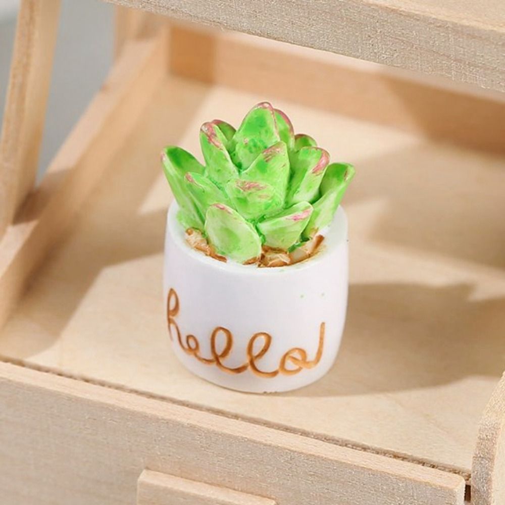 Bonsai Garden China - Tanaman Miniatur Pot 1:12 untuk Rumah