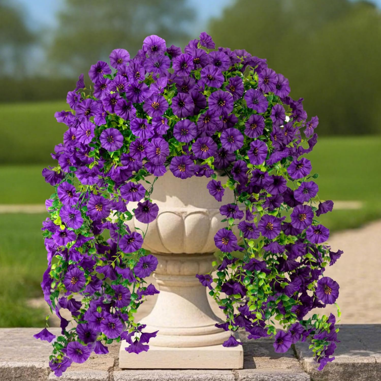 Bonsai Repotting Mat - Bunga Morning Glory Buatan untuk Dekorasi