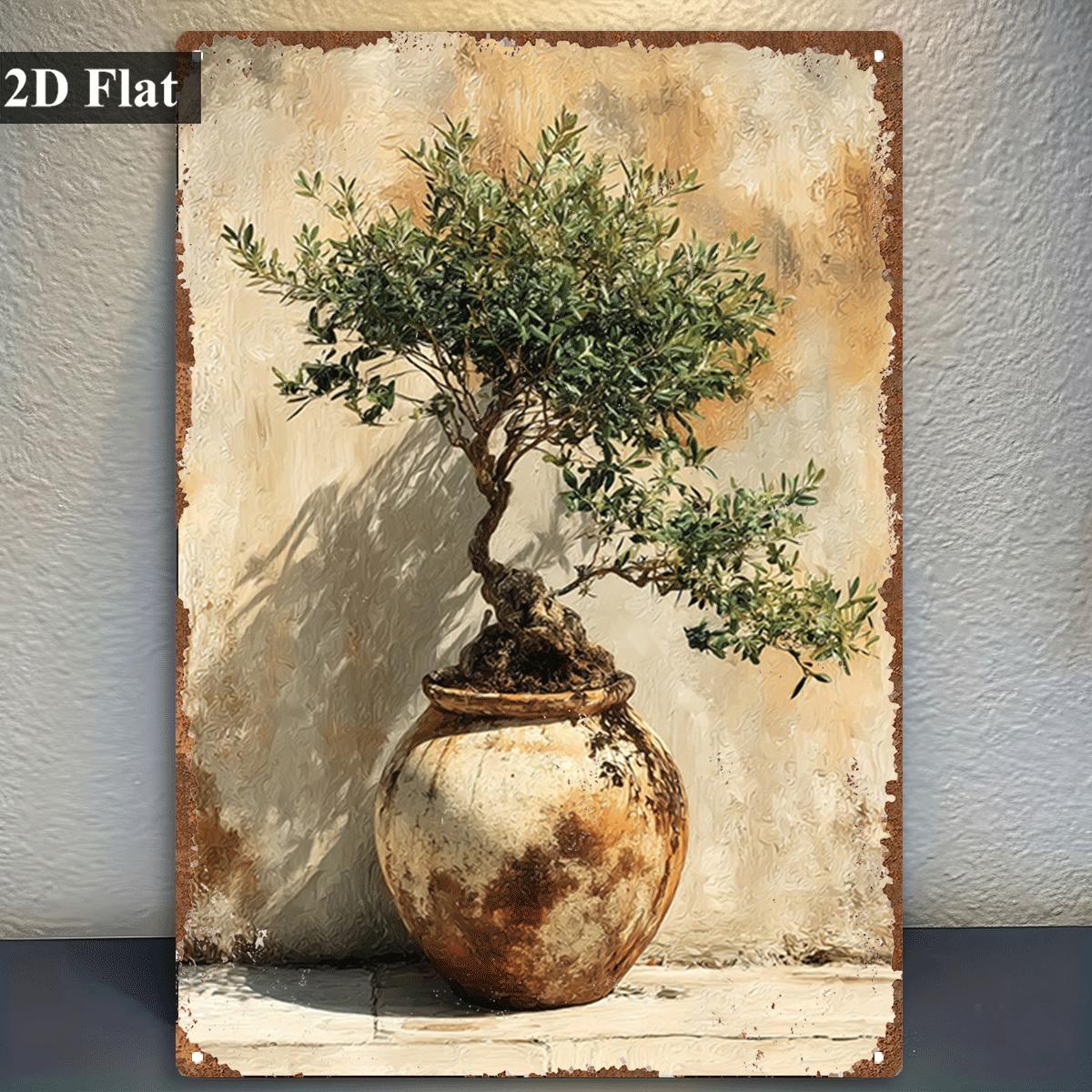Dekorasi Dinding Cetakan Lukis - Bonsai Garden Wall ulasan dan harga