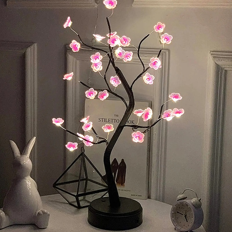 Lampu Malam Pohon Meja Bertena - Bonsai Repotting Mat ulasan dan harga