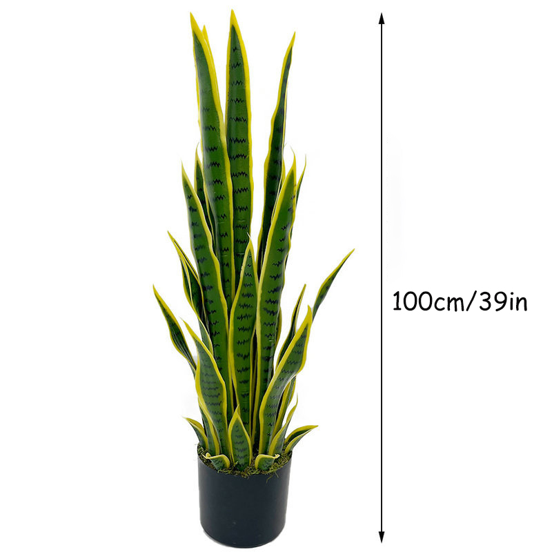 Tanaman Sansevieria Buatan 40- - Bonsai Garden Kit ulasan dan harga