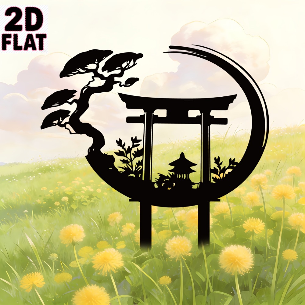 CIFBUY Seni Dinding Logam Gerb - Bonsai Garden Wall ulasan dan harga