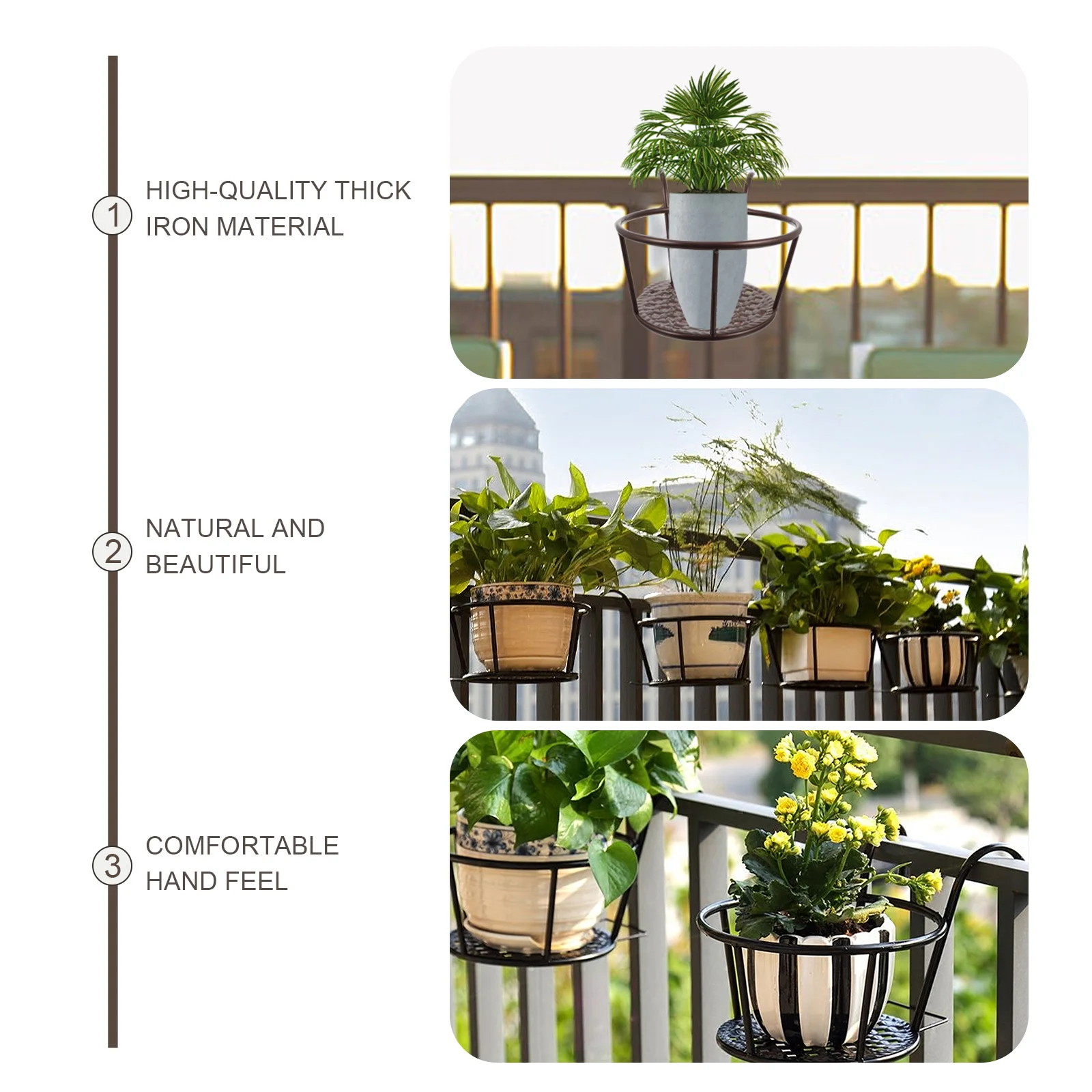 2 Buah Rak Penanam Balkon Gant - Bonsai Garden Wall ulasan dan harga